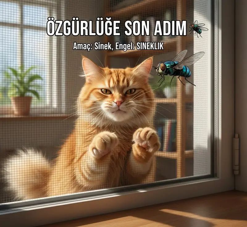 Kedi Sineklik - Sineklik Sistemleri ile Evinizi Koruyun - EgepenAkçayapı Beylikdüzü