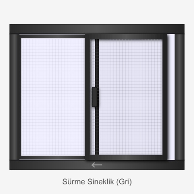 Sürme Sineklik (Gri)